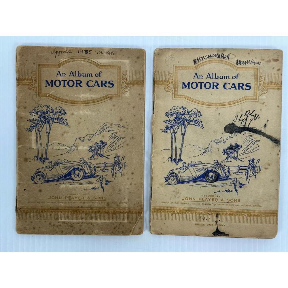 2 VTG 1936 John Player & Sons An Album of Motor Cars 1 Complete 1 Missing 3 Cars